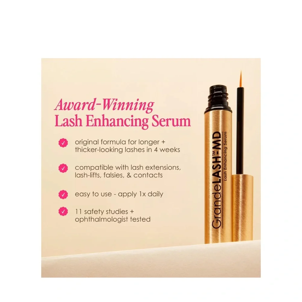 Grande Edit Lash & Brow Set — Gold and Pink